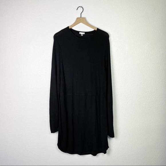 🖤 3/$25 SALE!!!
J. Jill black long sleeve round neck knit midi dress - Picture 1 of 12